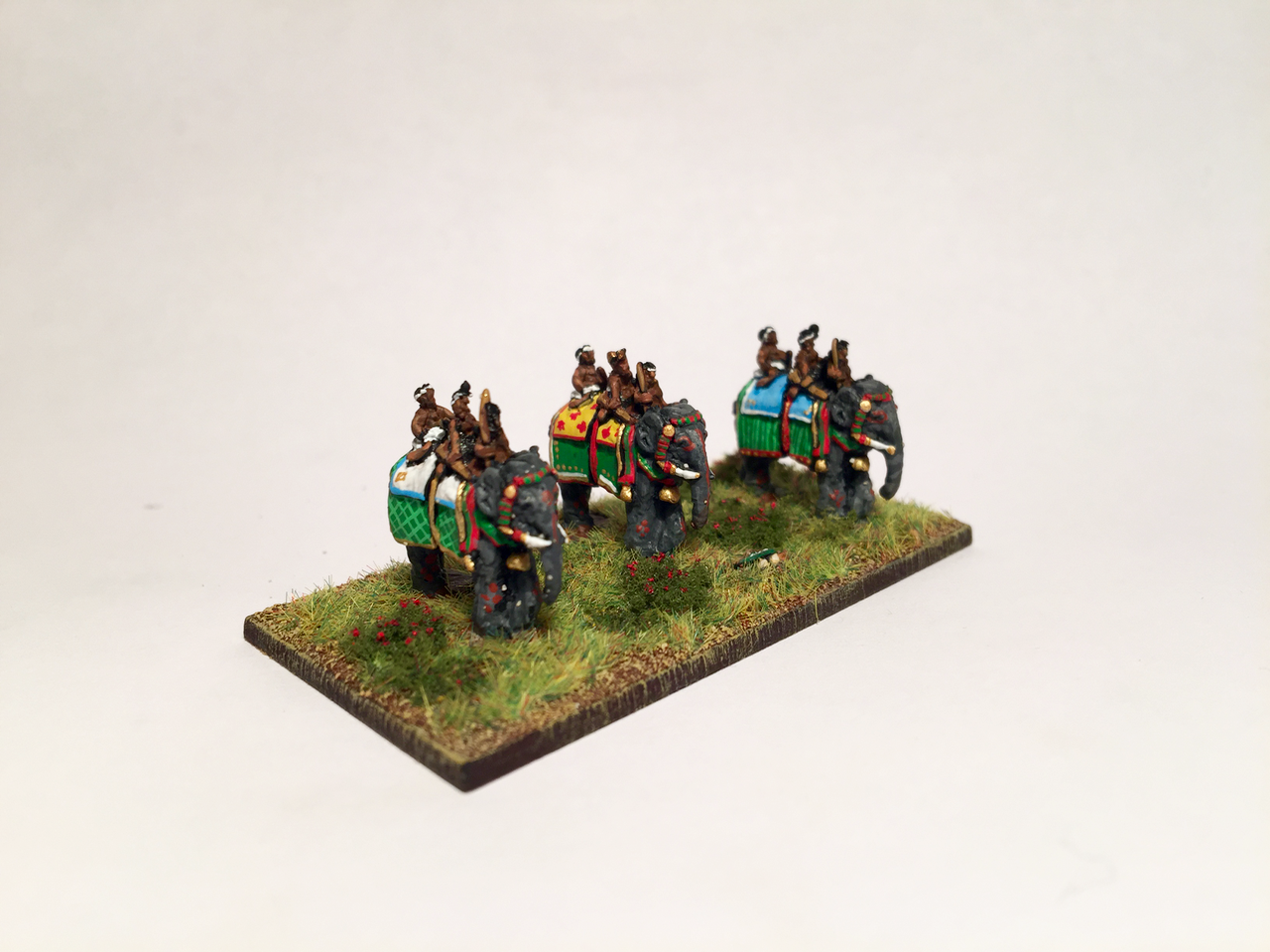 6mm [Basic] Impetus armies in making Indian-elephant-test-piece-1