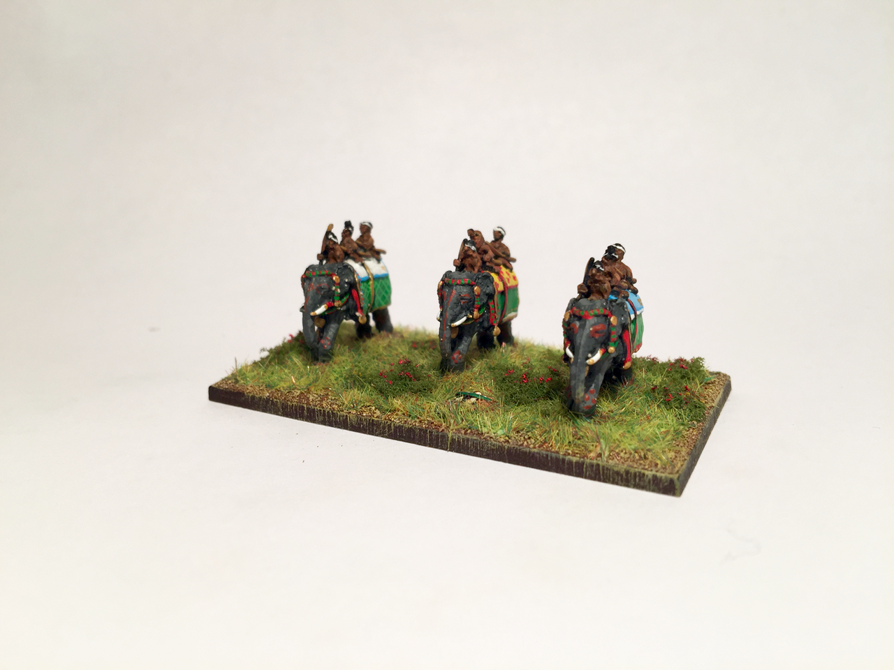 6mm [Basic] Impetus armies in making Indian-elephant-test-piece-2